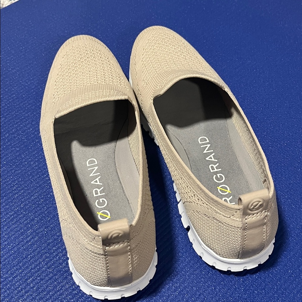 Cole Haan ZeroGrand Beige Slip-On Sneakers - Picture 2 of 4